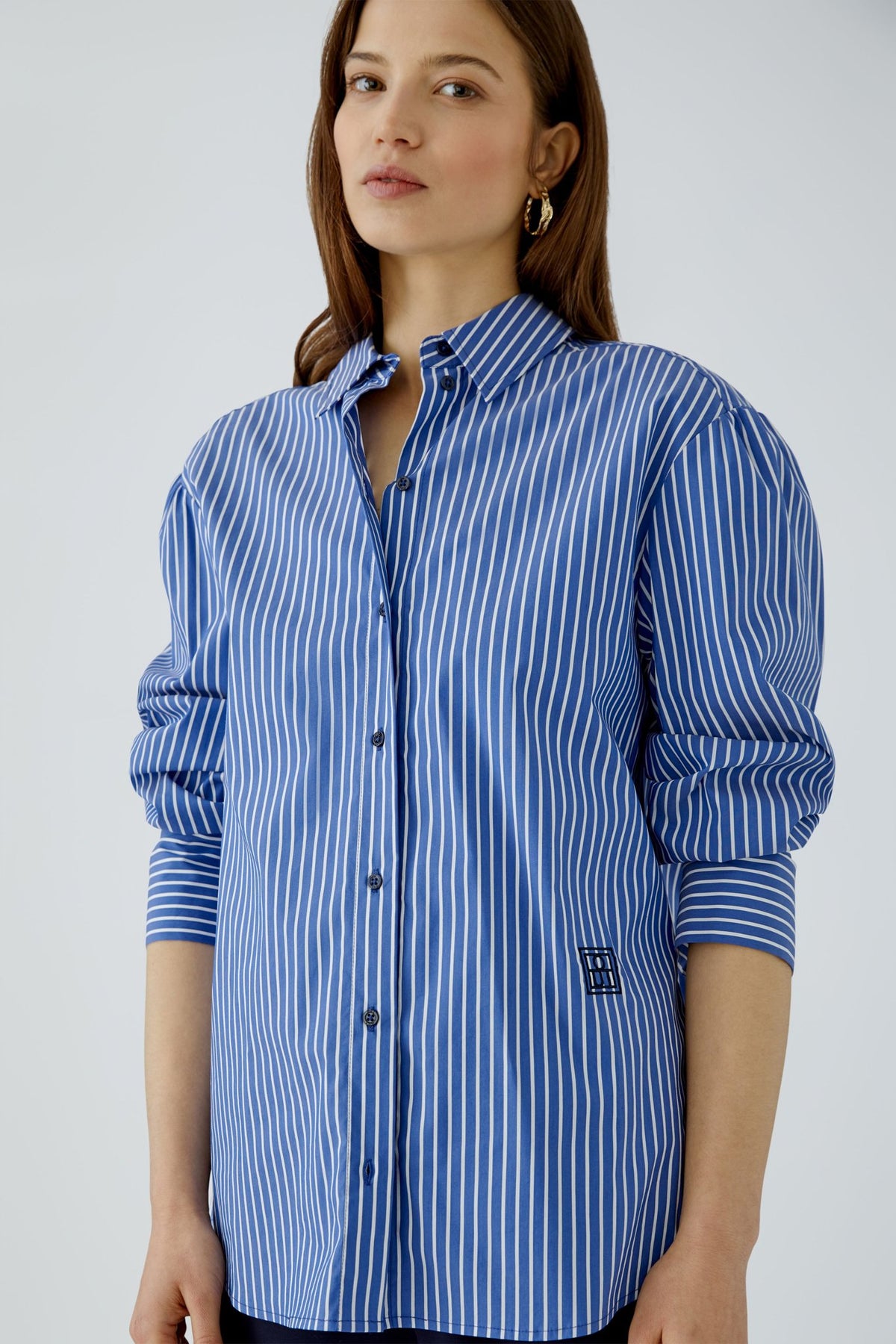 Bluse mit Streifen