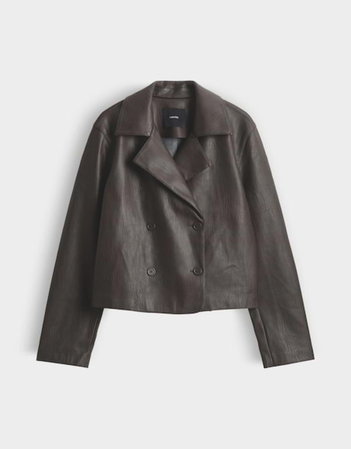 Kurzjacke aus Kunstleder