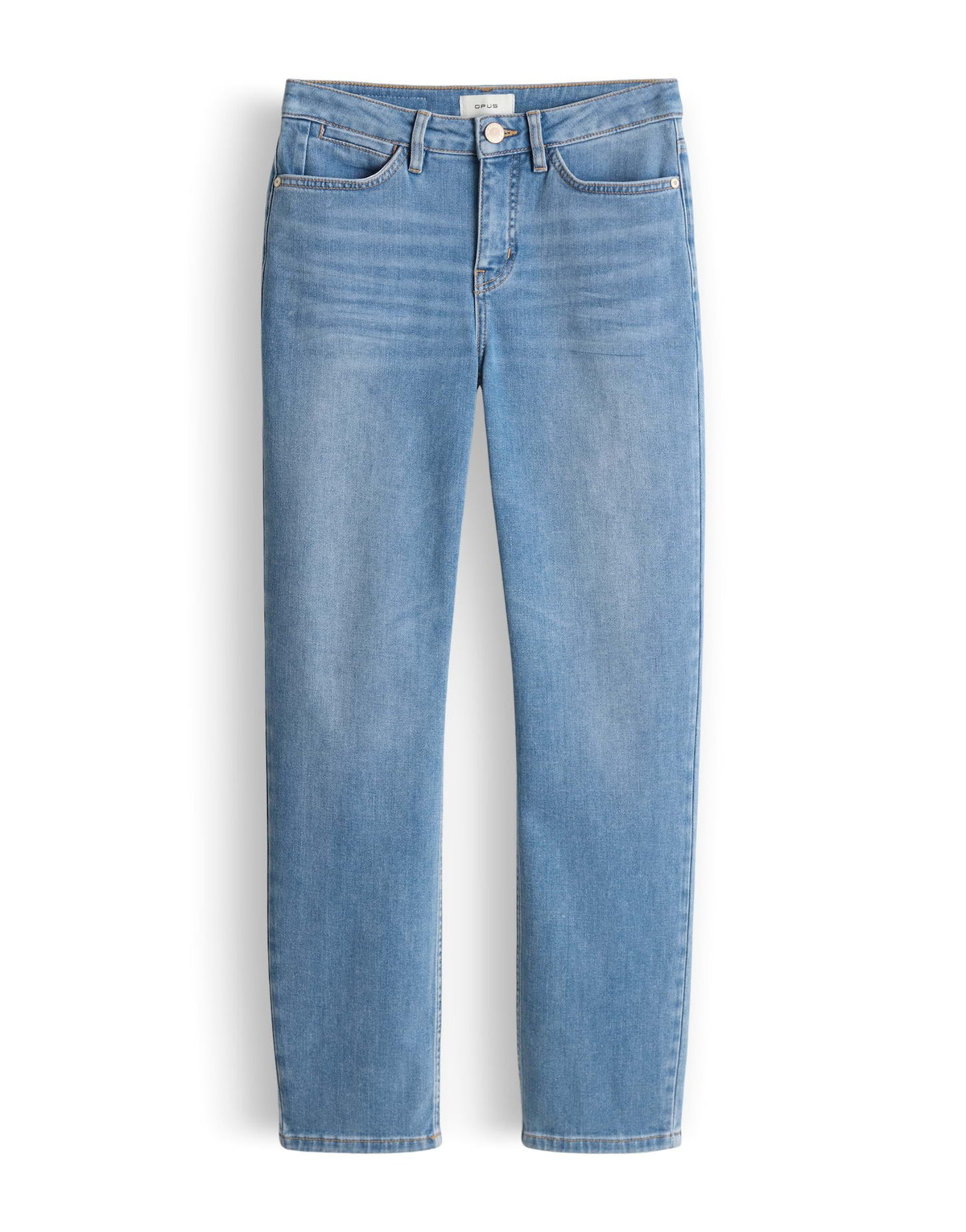 Opus Slim Fit Ocean Blue Washed