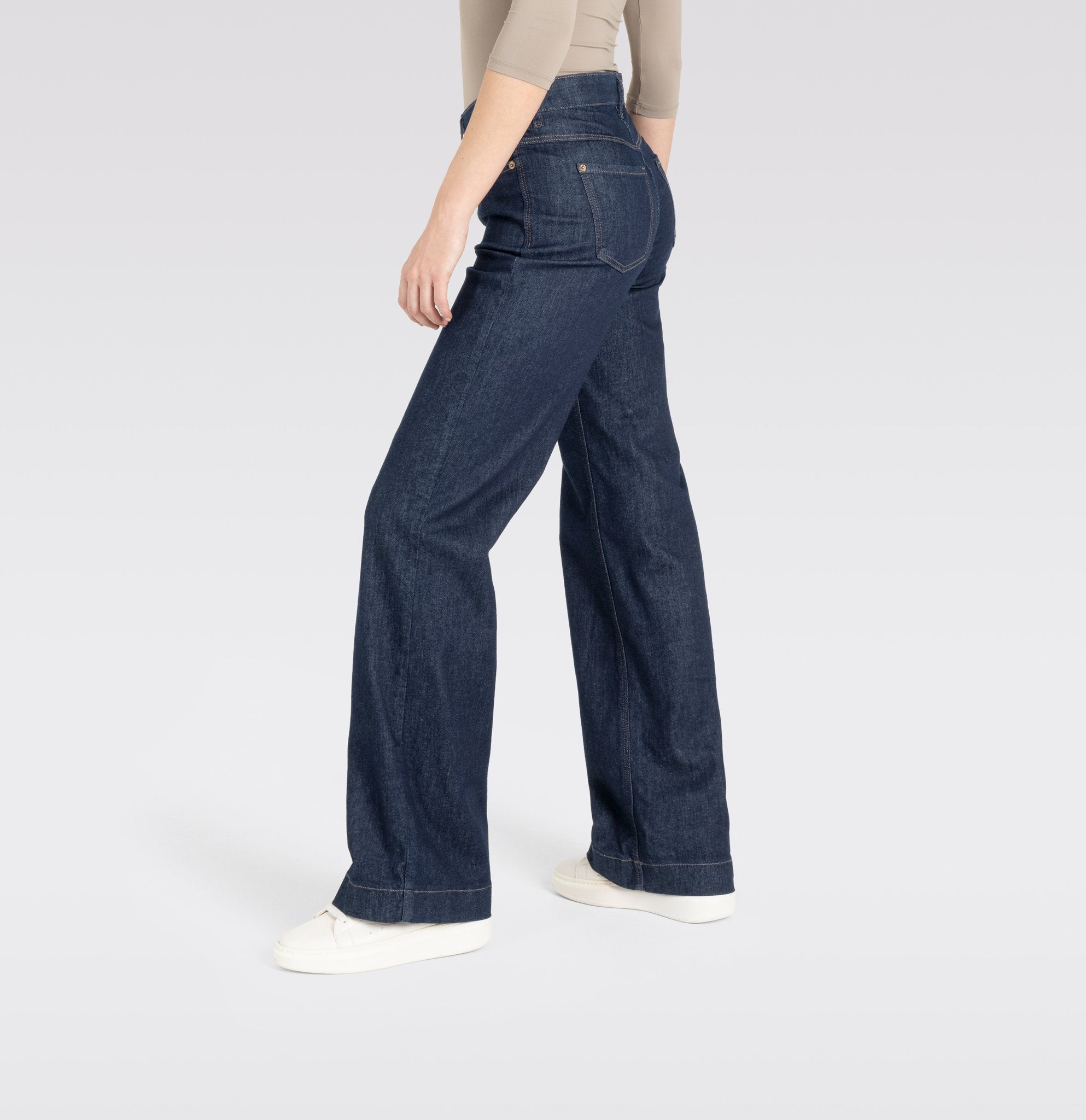 MAC Wide Leg Fashion Rinsed