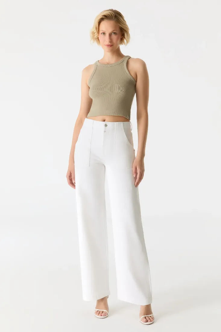 Cup of Joe Wide Leg White