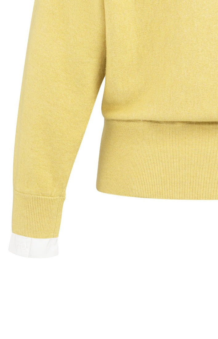 Strickpullover im Lagen-Look