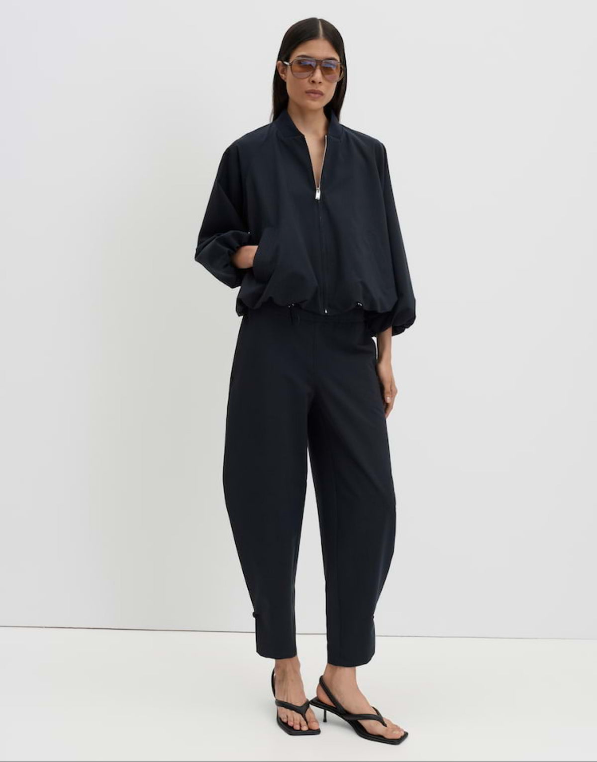 Businesshose Charlie Curved Pinstripe