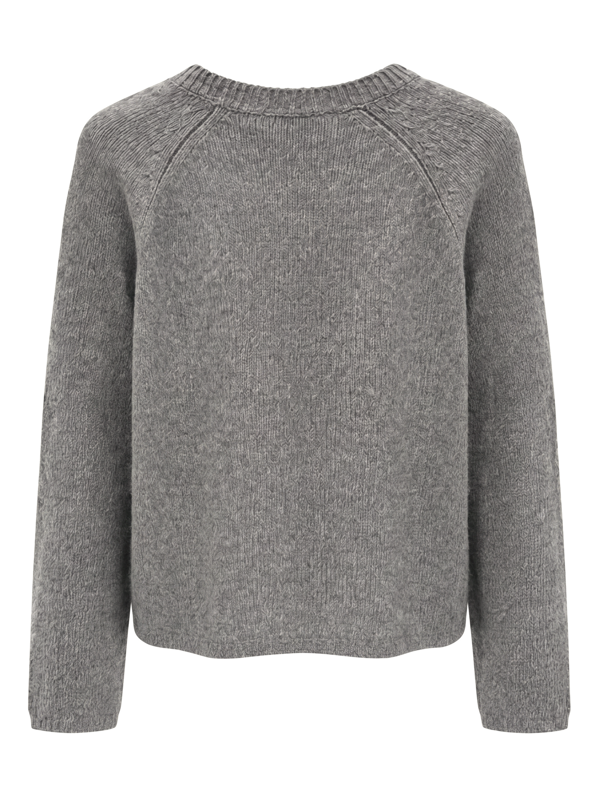 Strickpullover mit Zopfmuster