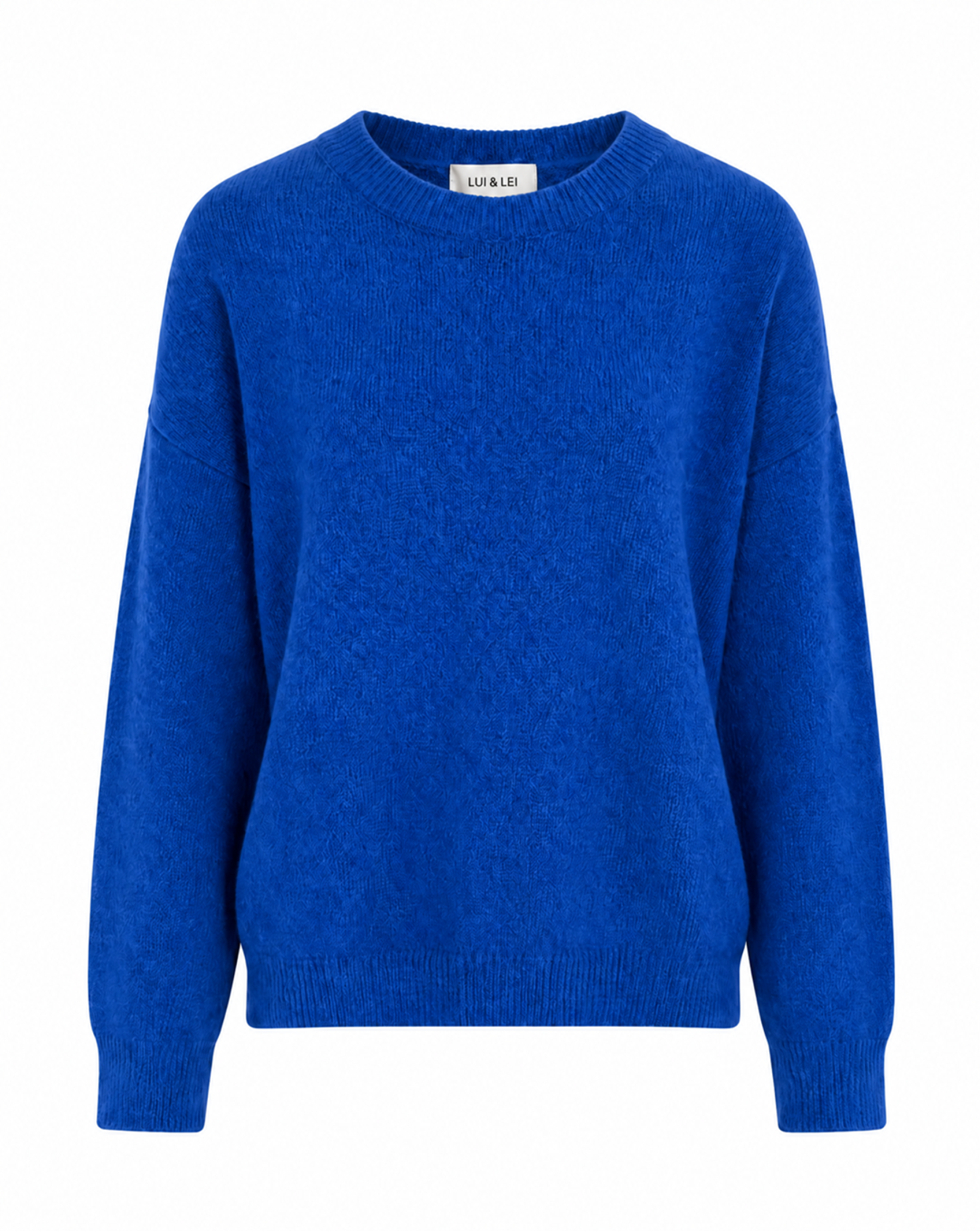 Strickpullover mit Rundhalsausschnitt