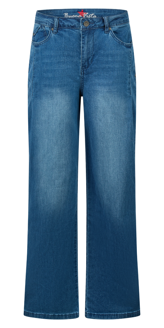 Buena Vista Wide Leg Stormy Denim