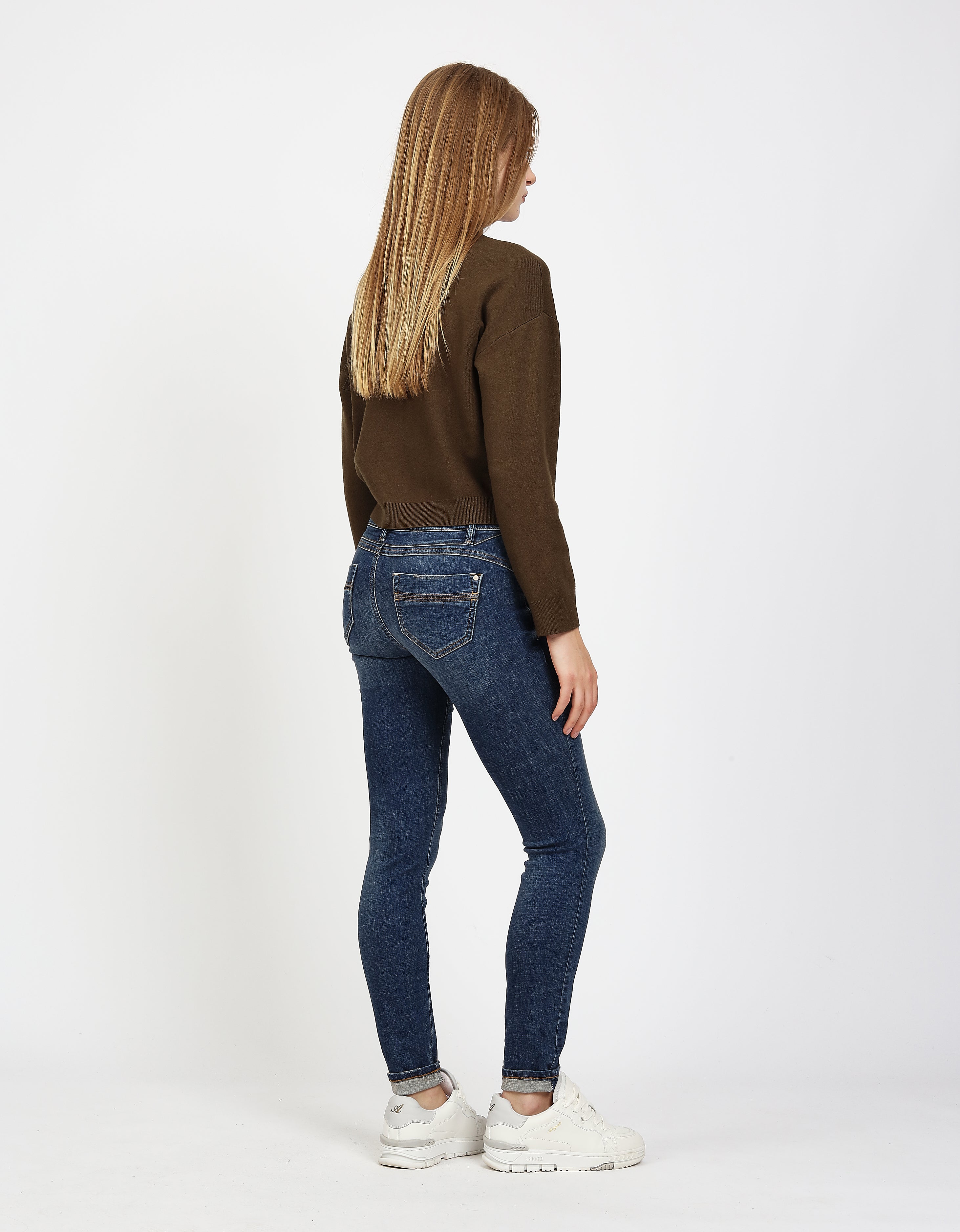 Gang Skinny Fit Basic Cross Hatch