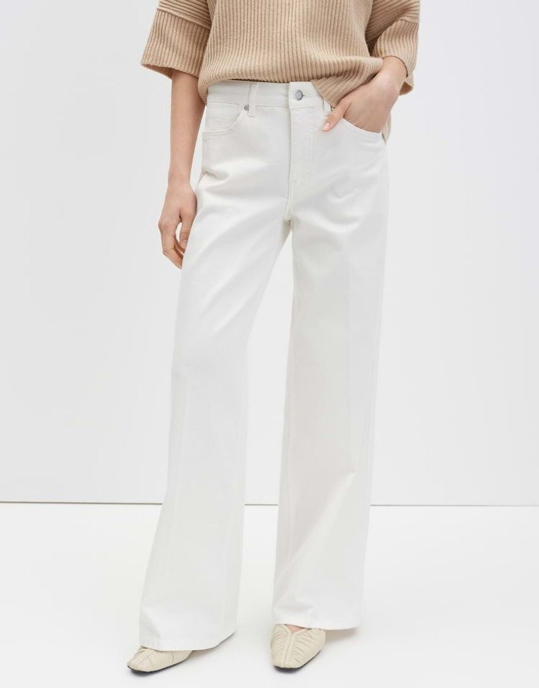 someday Wide Leg Off White