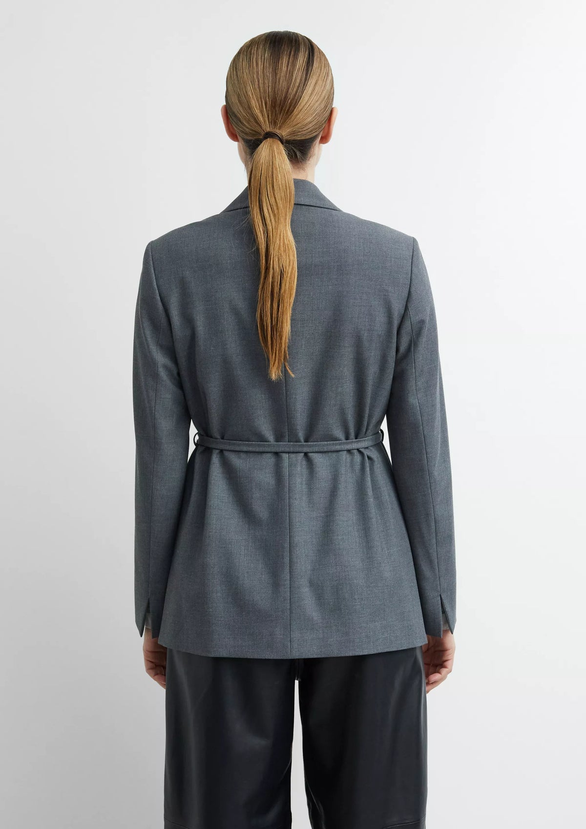 Blazer mit Bindegürtel