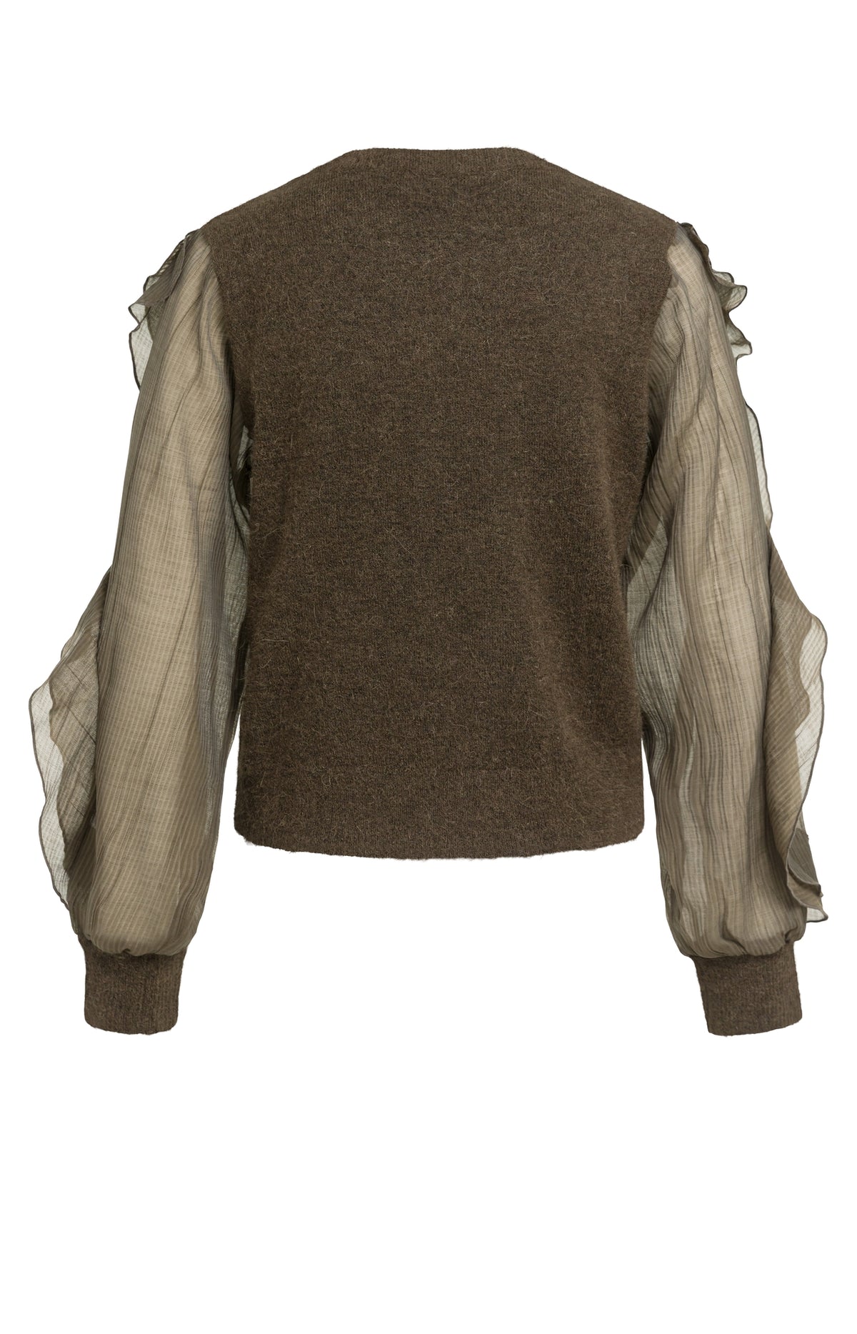 Pullover mit Rüschenärmeln