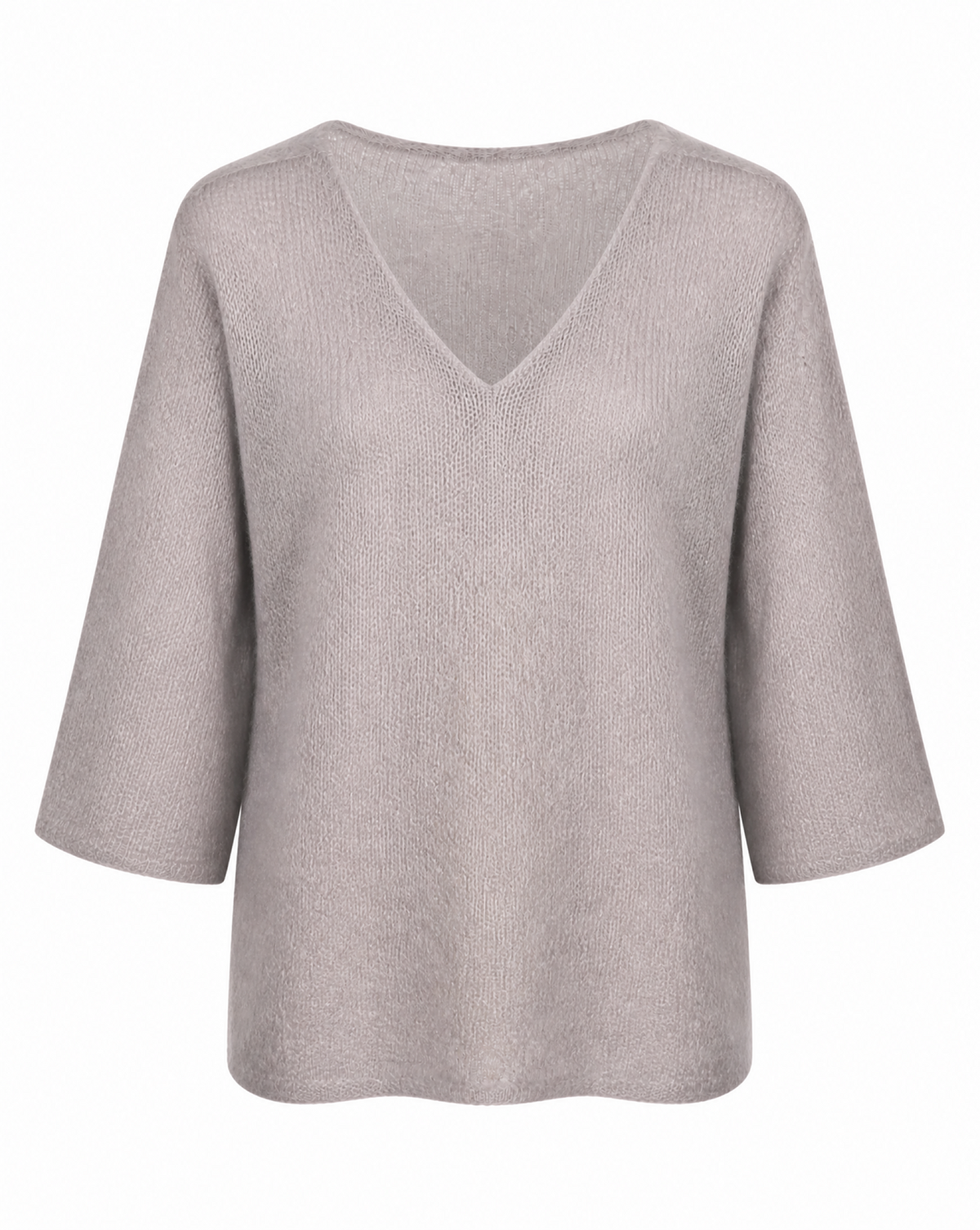 Strickpullover mit V-Ausschnitt