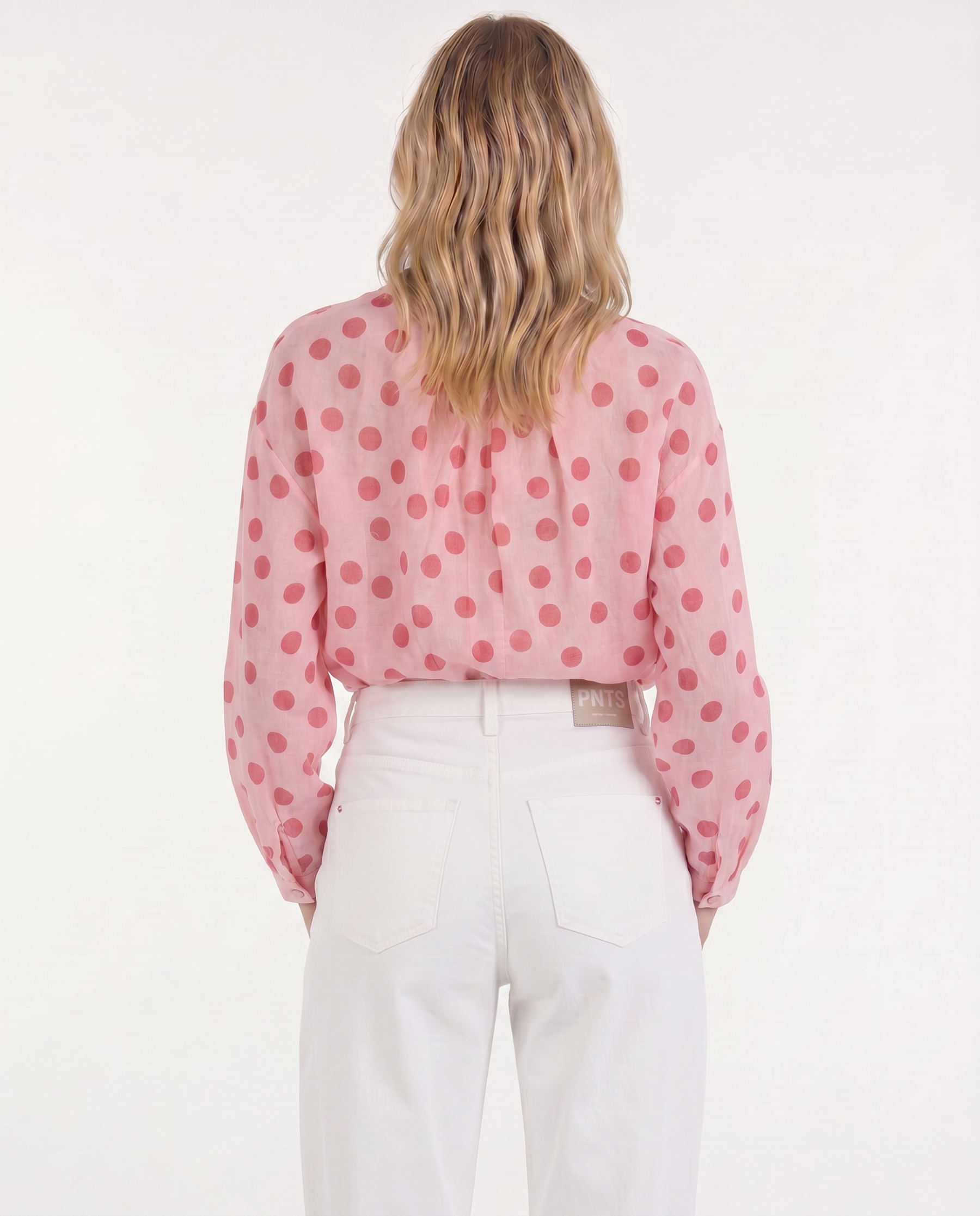Bluse mit Punkt-Muster