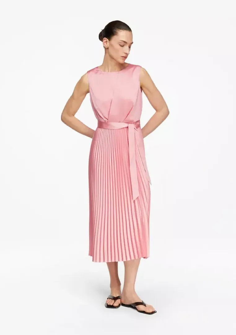 Kleid mit Plissée-Rock