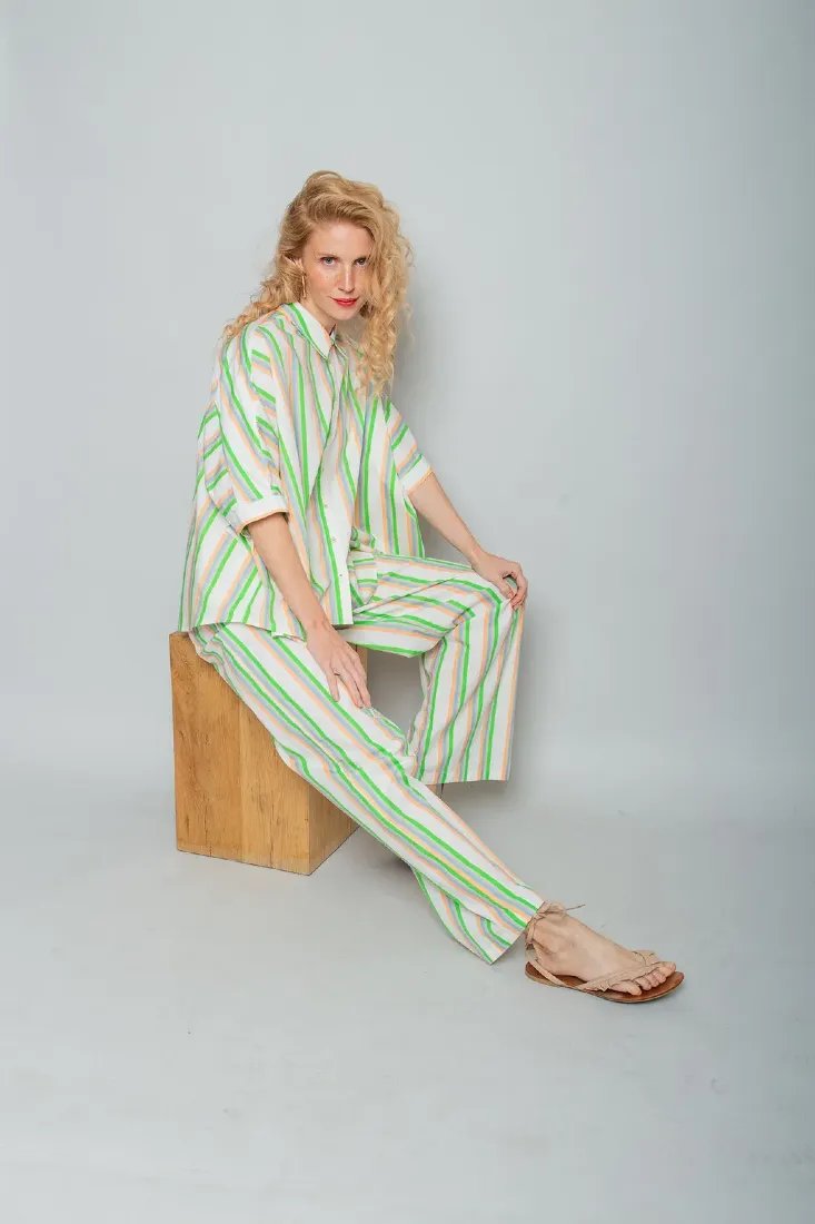 Bluse mit Streifen