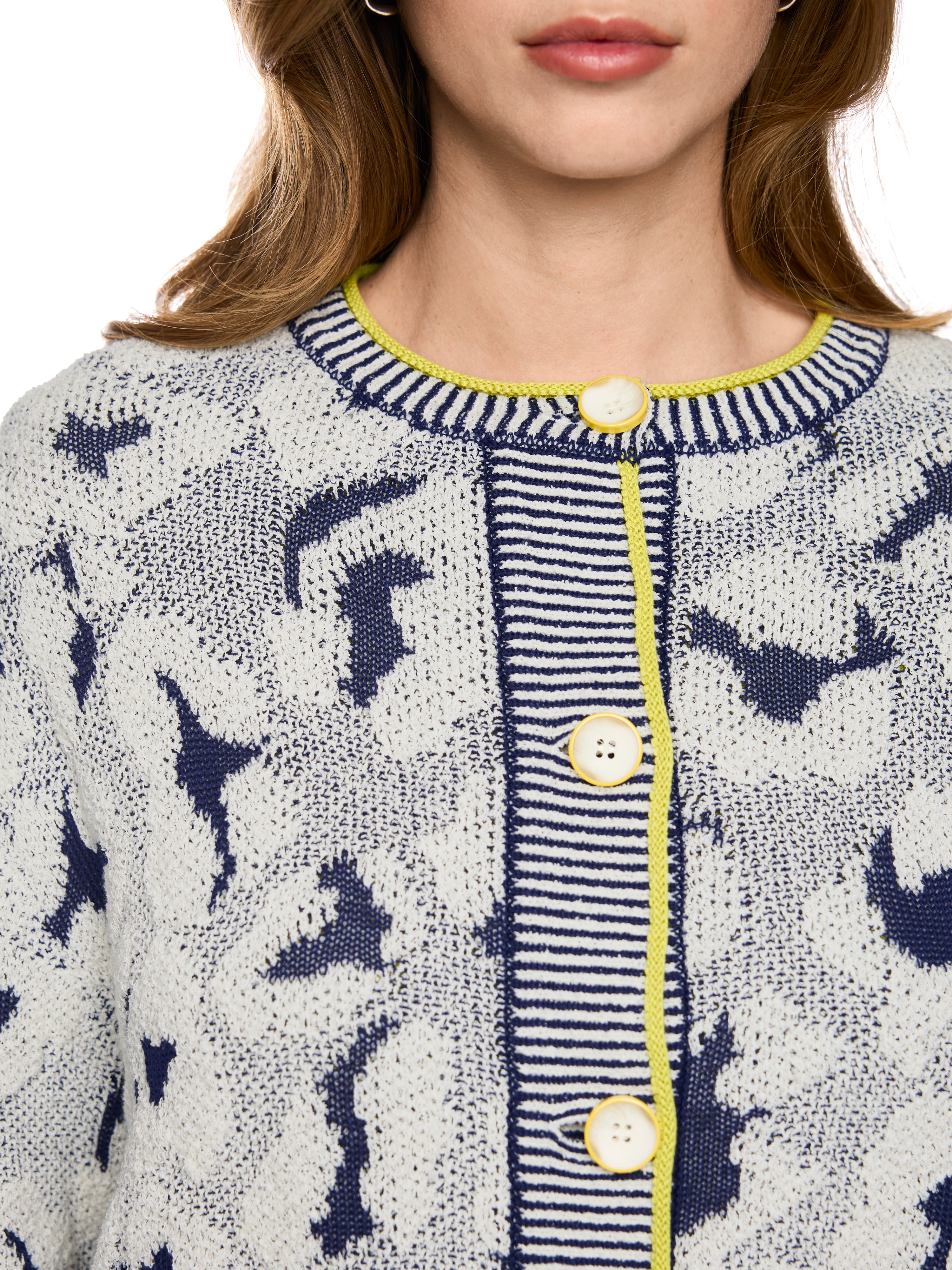 Cardigan mit Leo-Muster