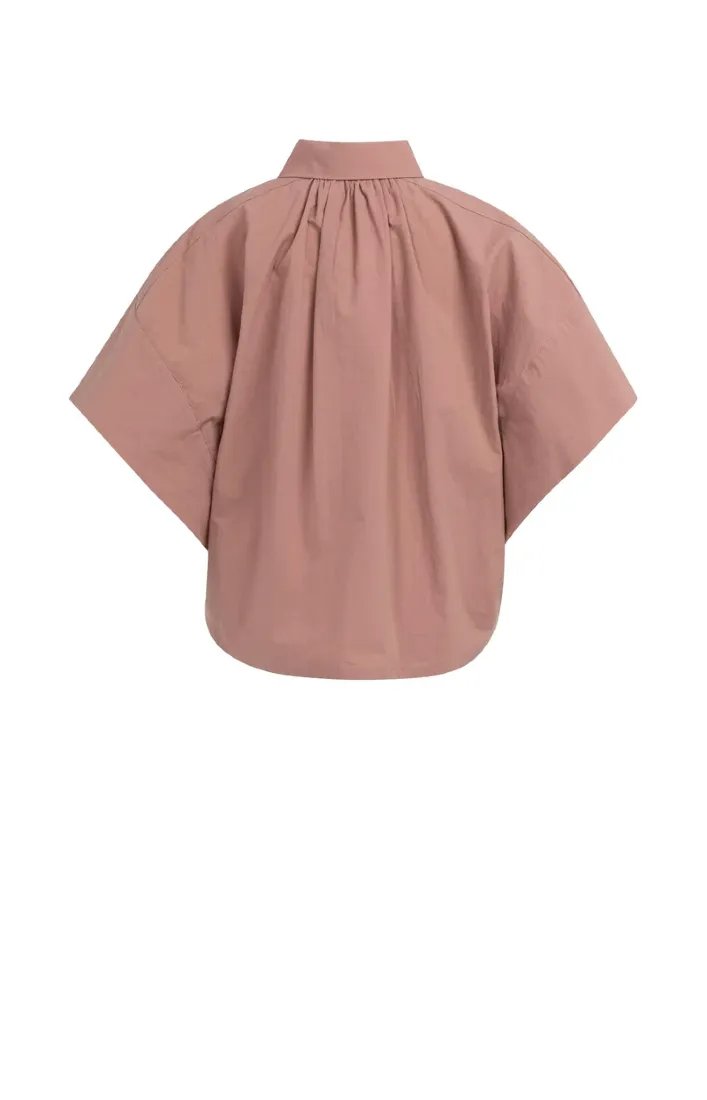 Oversize-Bluse mit weiten Ärmeln