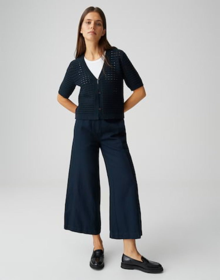 Opus Strickjacken Coal Blue