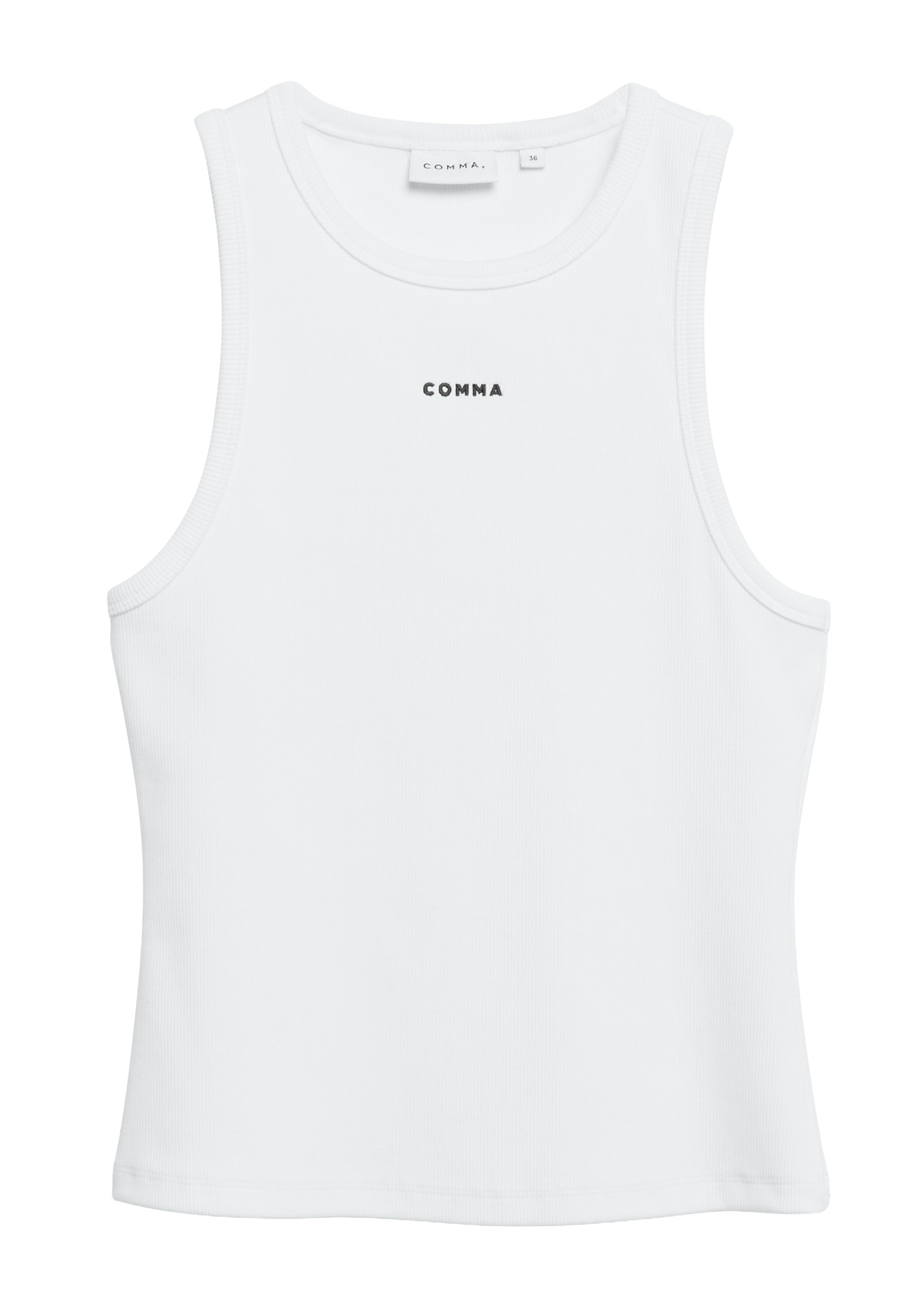 Ripptop mit Logostickerei