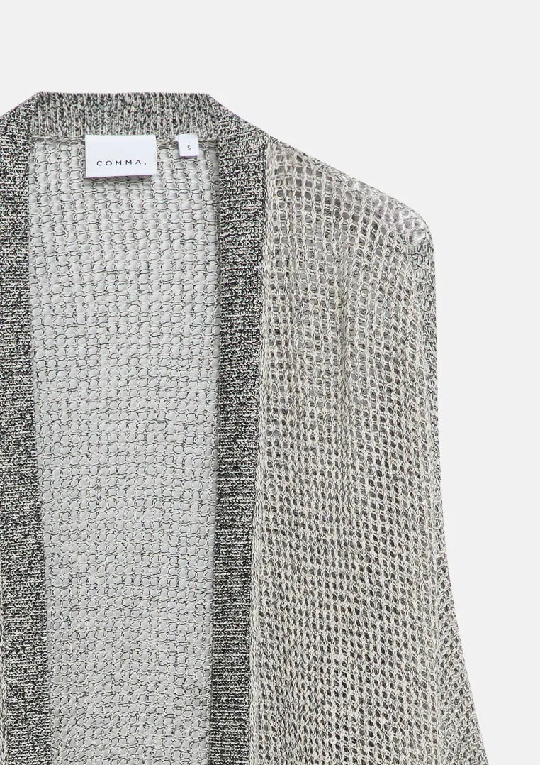 Cardigan aus Ajourstrick