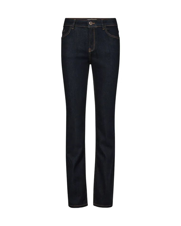 Mos Mosh Flared Leg Dark Blue