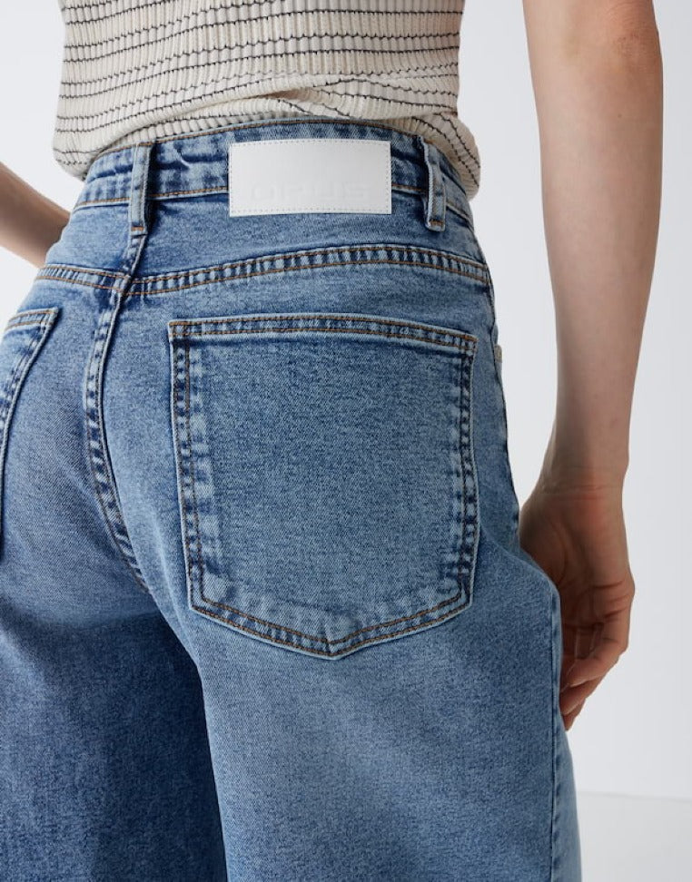 Opus Wide Leg Mid Joy Blue