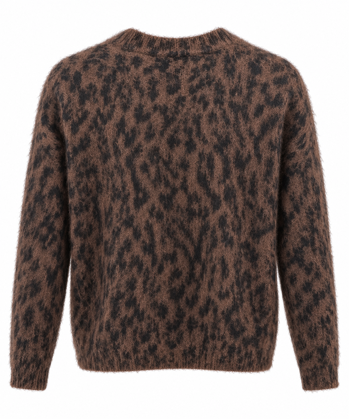 Strickpullover mit Leo-Muster