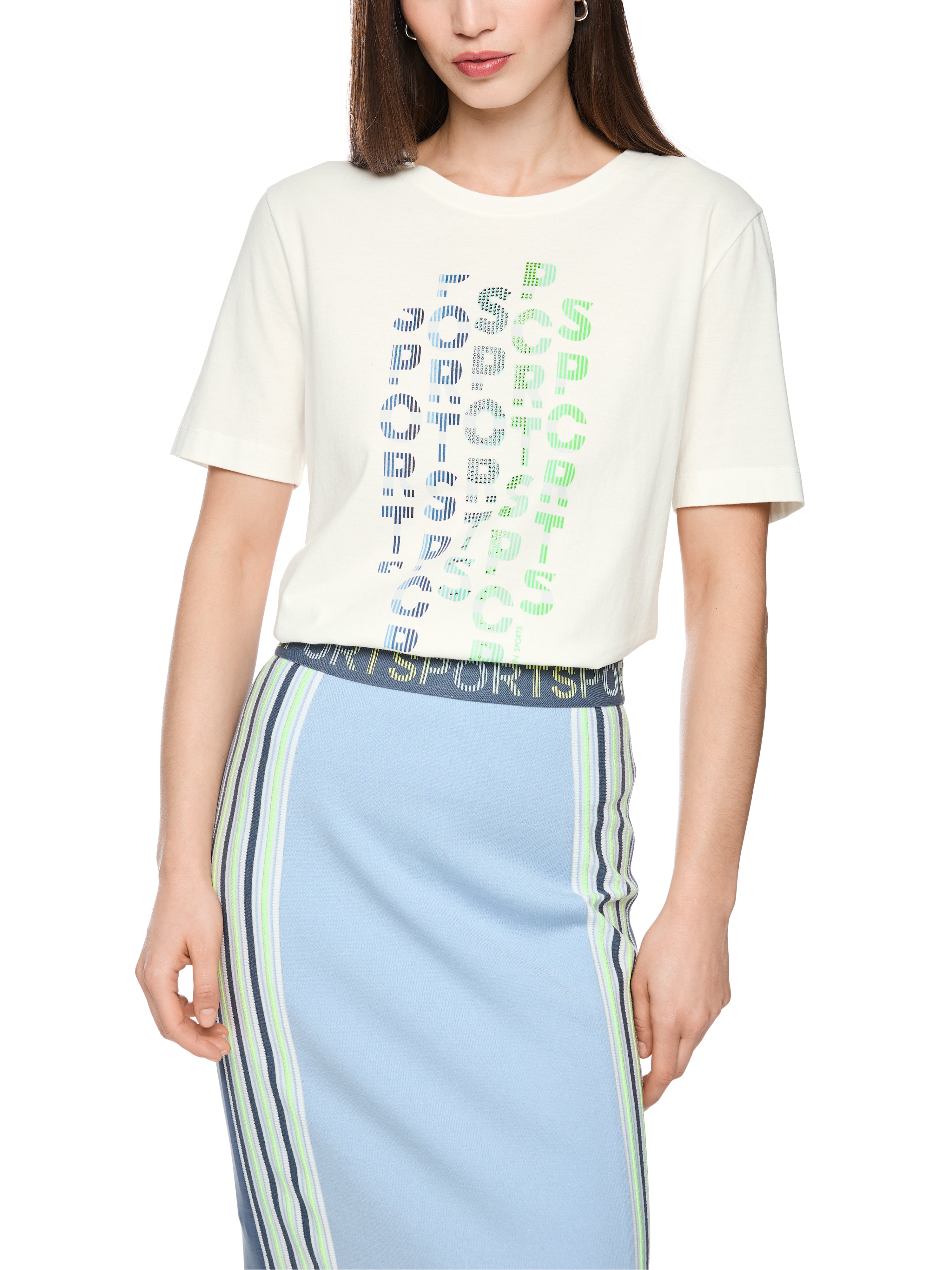 Baumwollshirt mit Aufdruck