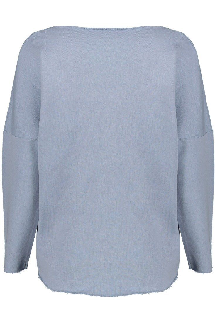 be famous Sweatshirts Serene Blue - Puffy Neon Yellow