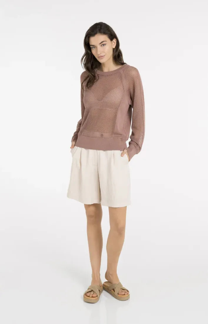 Bermudashorts aus Webstoff