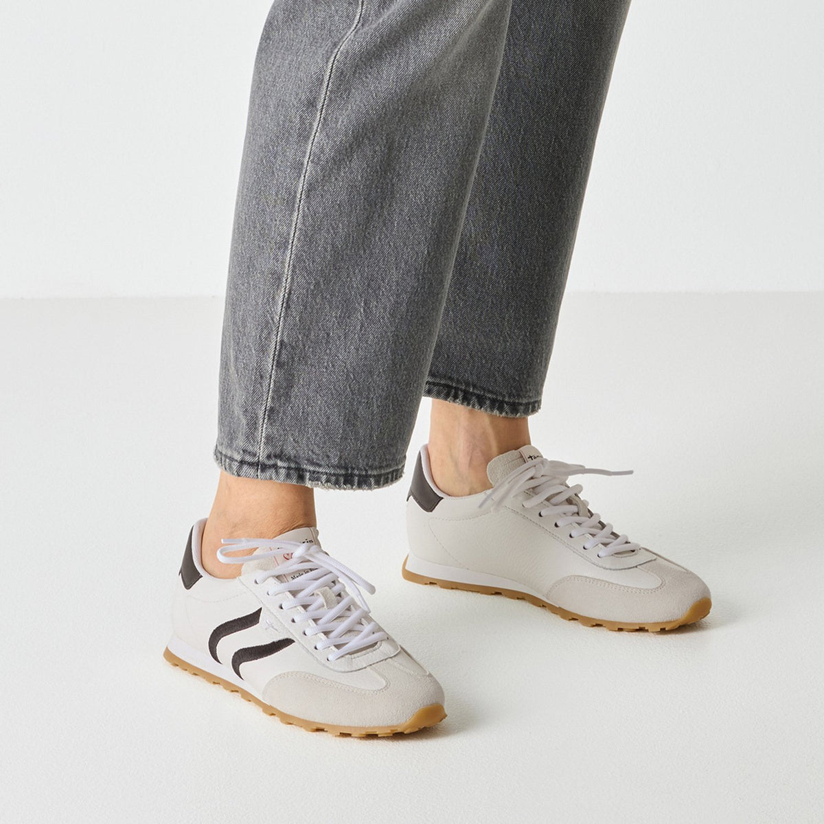 Tamaris Schuhe White/Black