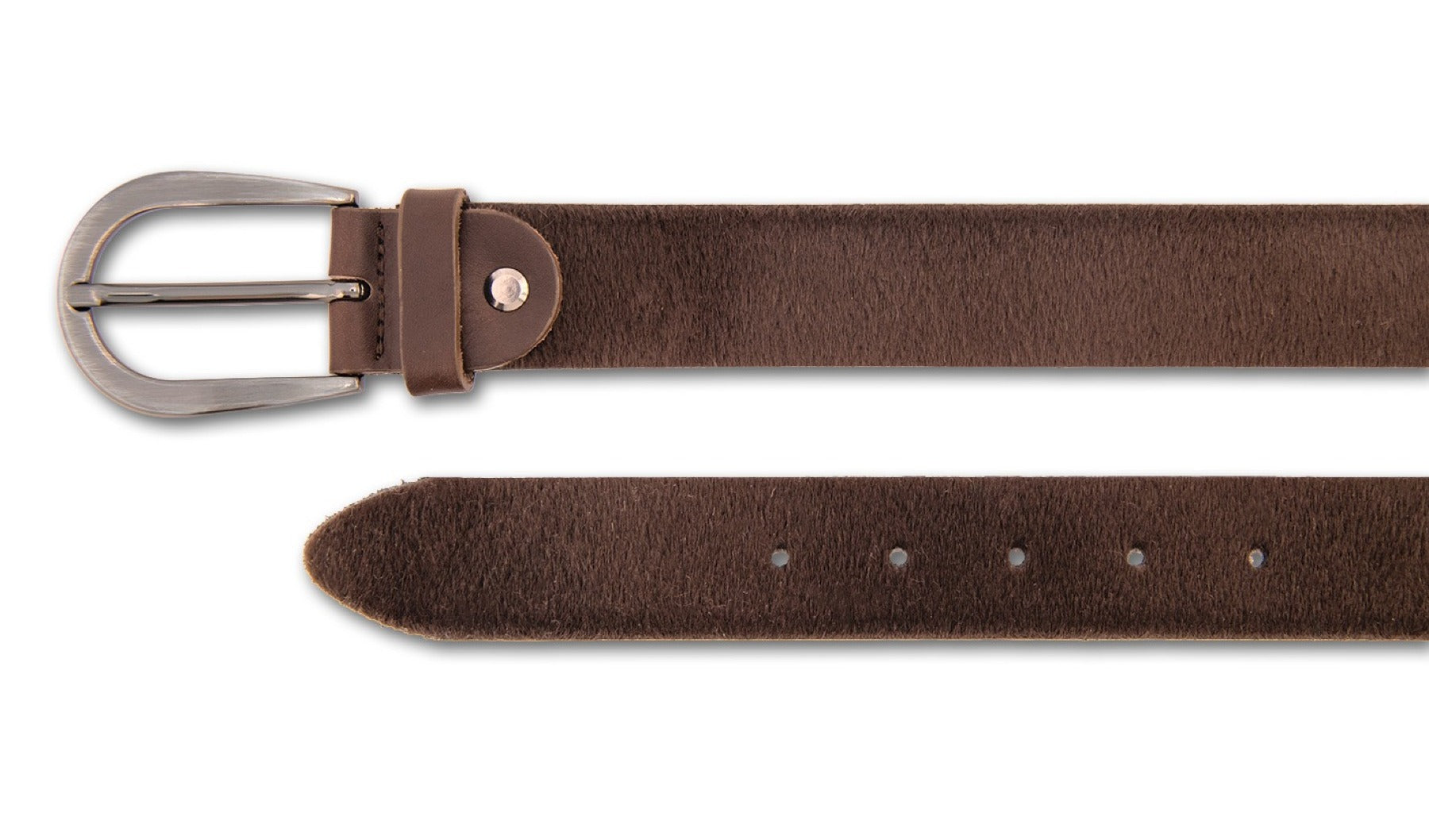 3,5cm Rindleder Fauxfur