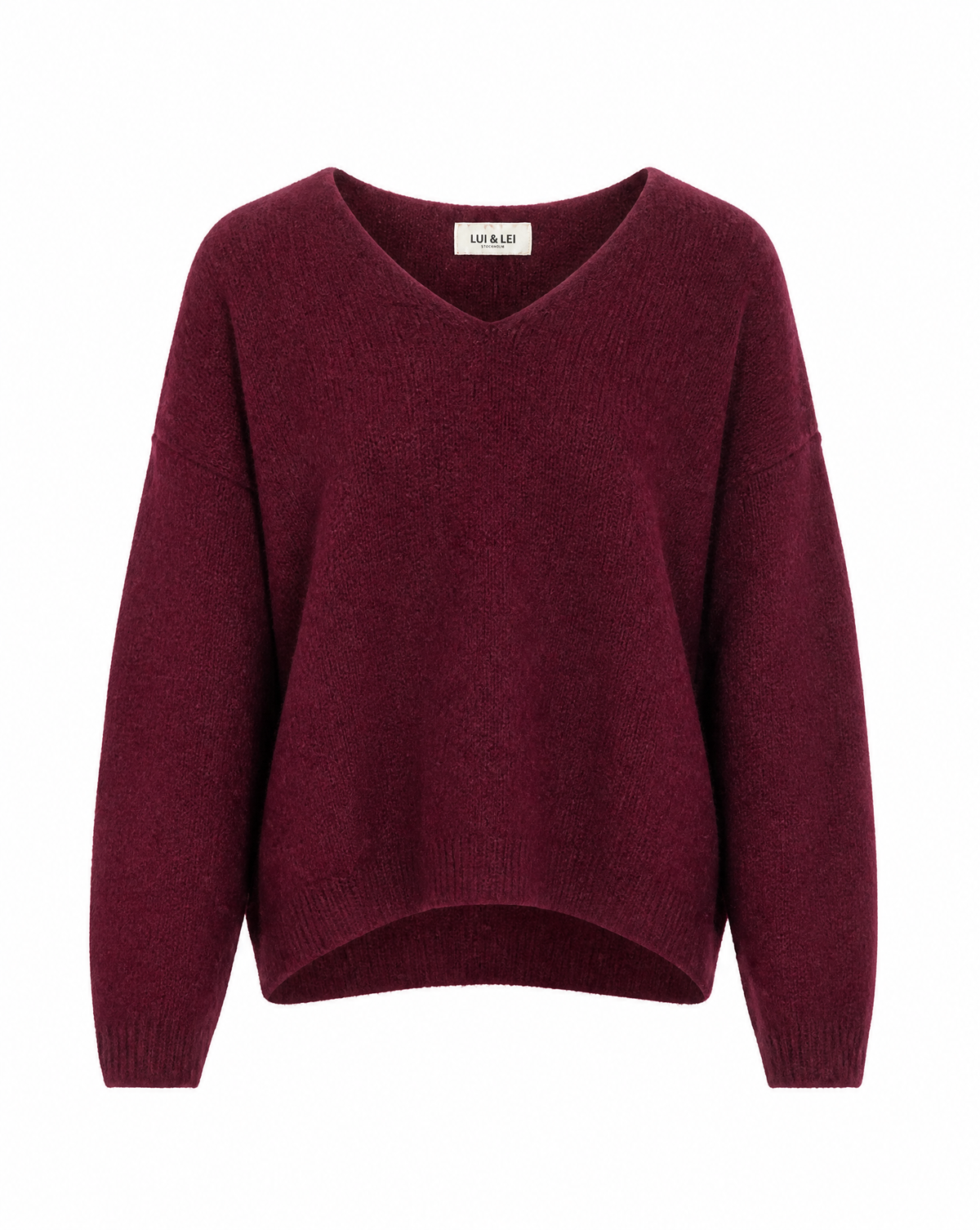 Strickpullover mit V-Ausschnitt
