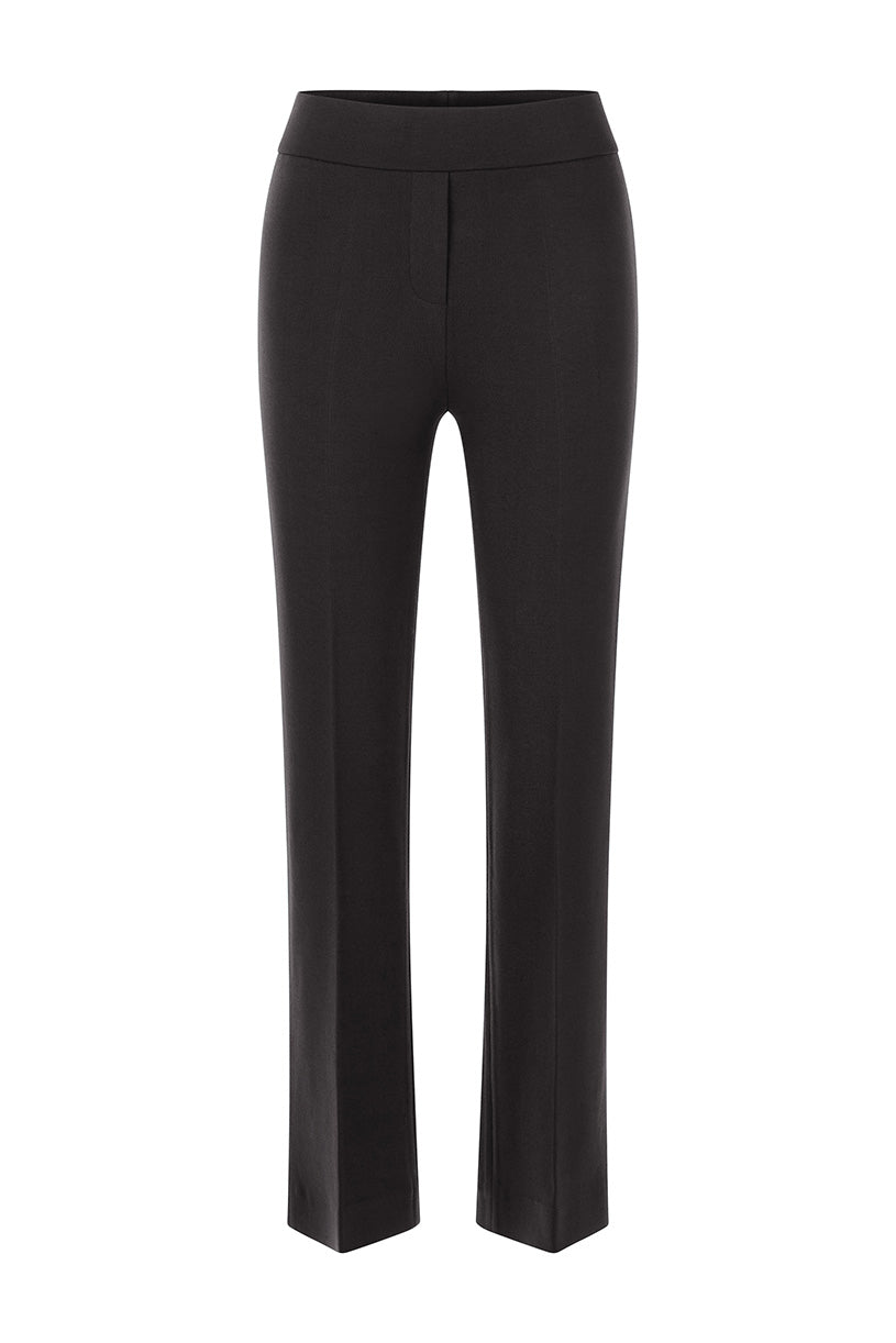 Schlichte Stoffhose mit elastischem Bund