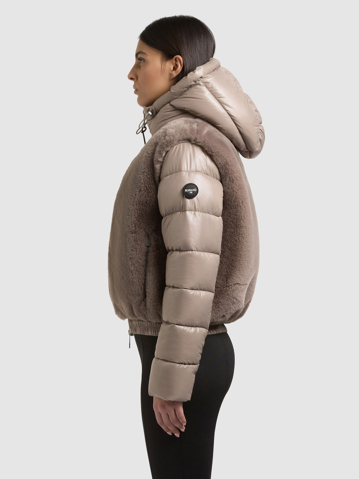 Steppjacke ONIKA mit Fellimitat