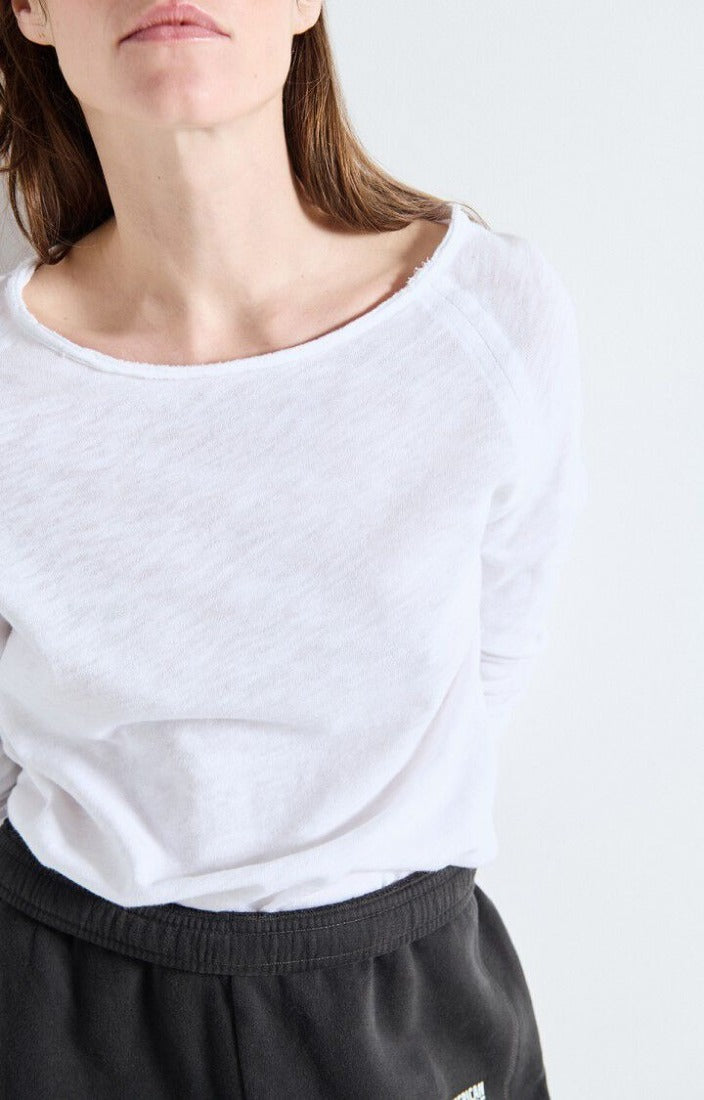 American Vintage Longsleeve Blanc