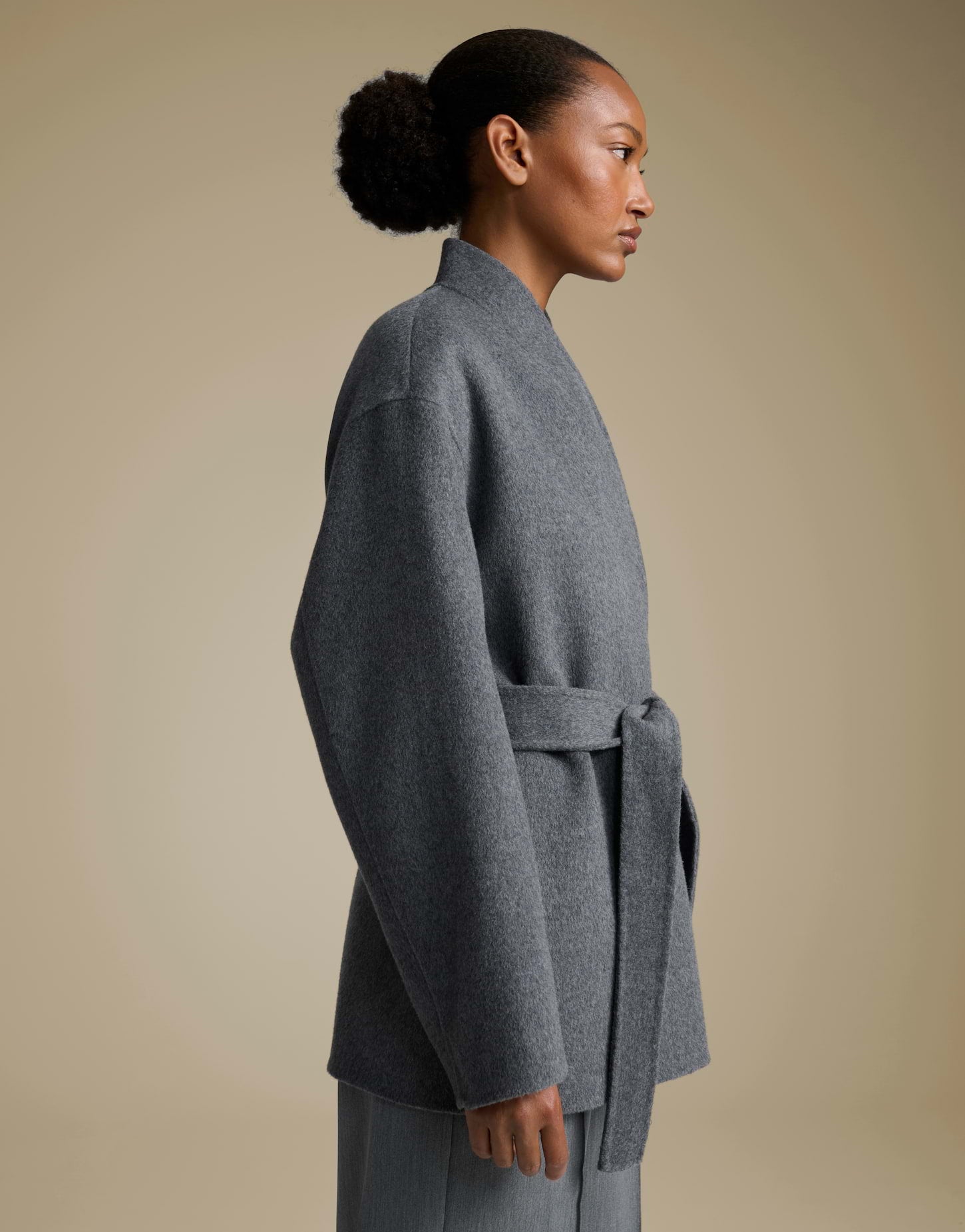 Wickeljacke aus Wolle