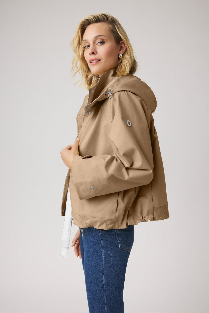 Covered Bomberjacken Smoke Beige