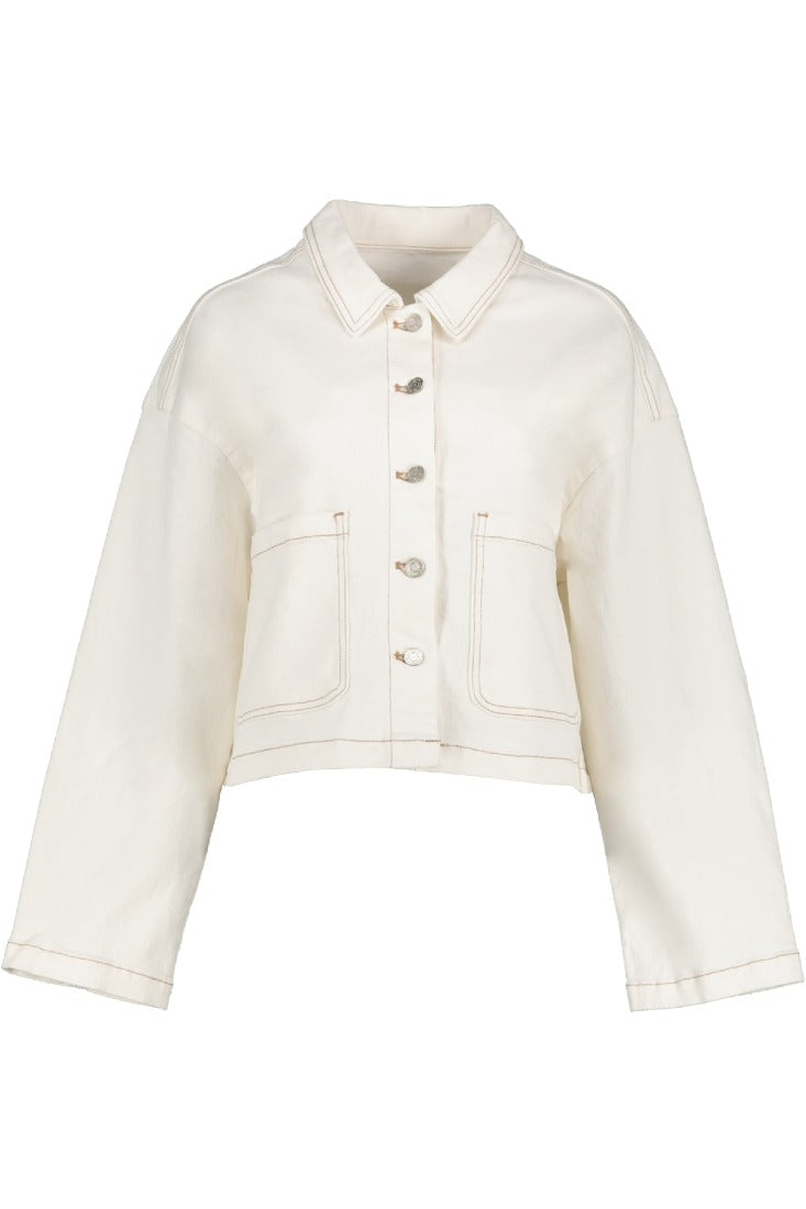 Goose Flash Jeansjacken Beige