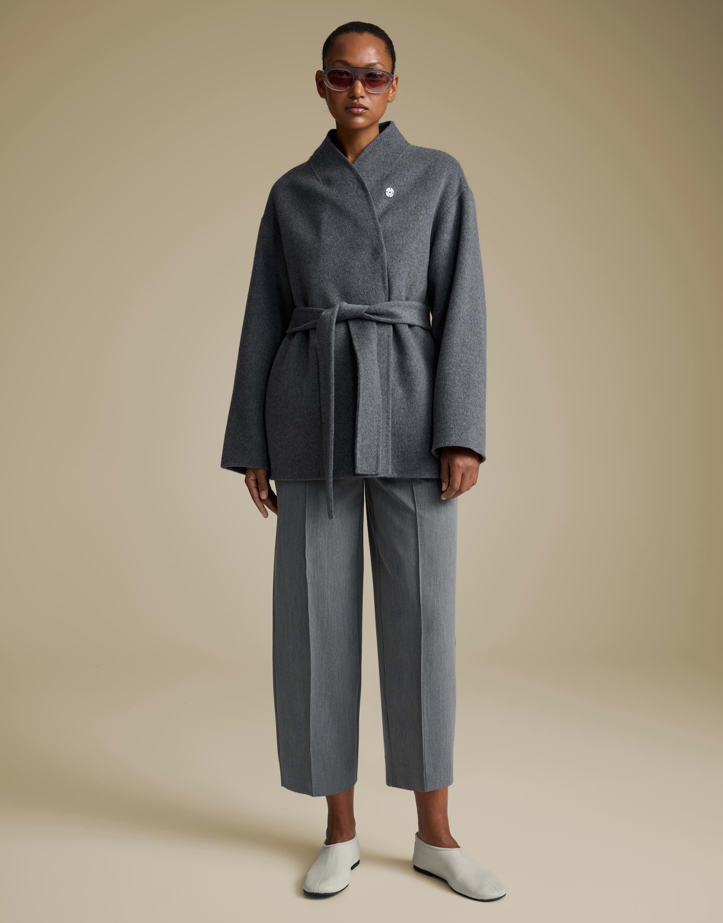 Wickeljacke aus Wolle