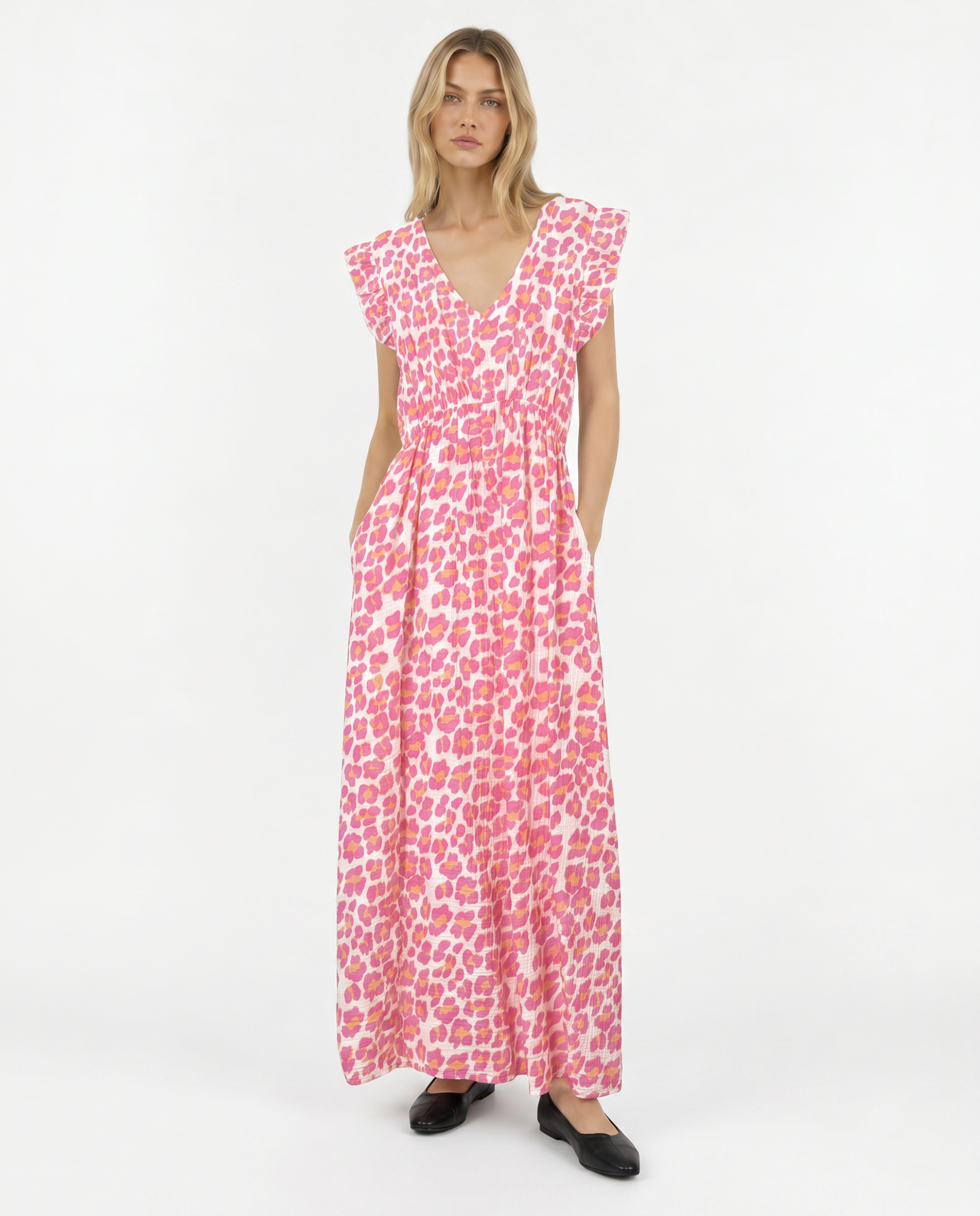 Maxikleid mit Blumenmuster