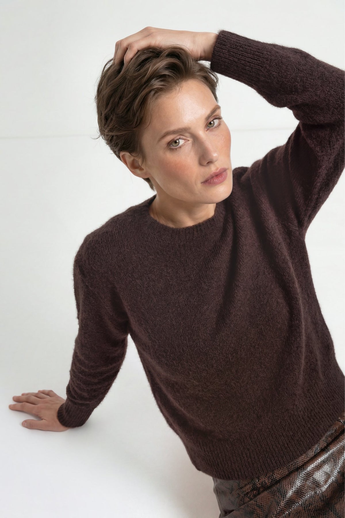 Strickpullover mit Alpaka
