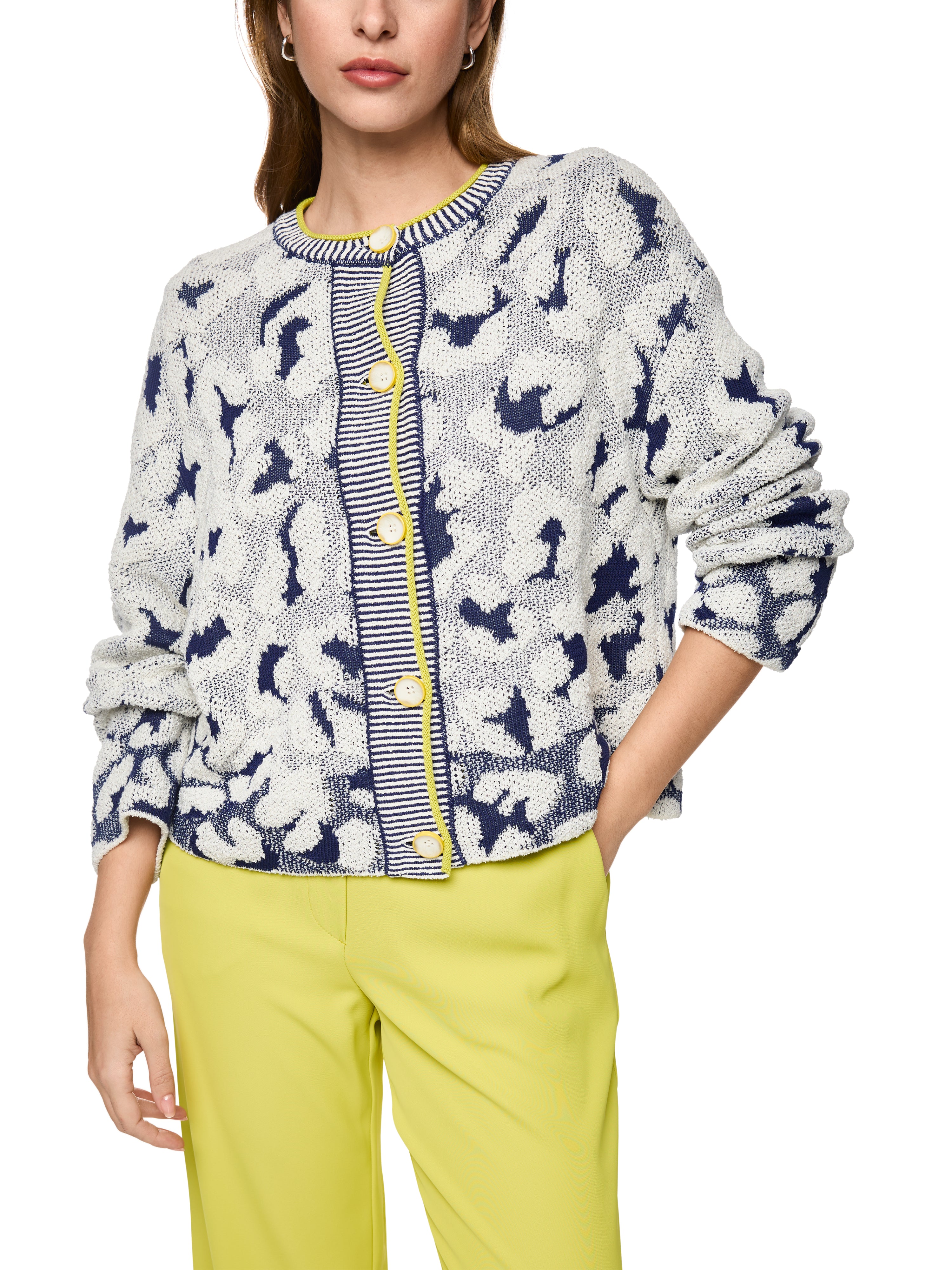 Cardigan mit Leo-Muster