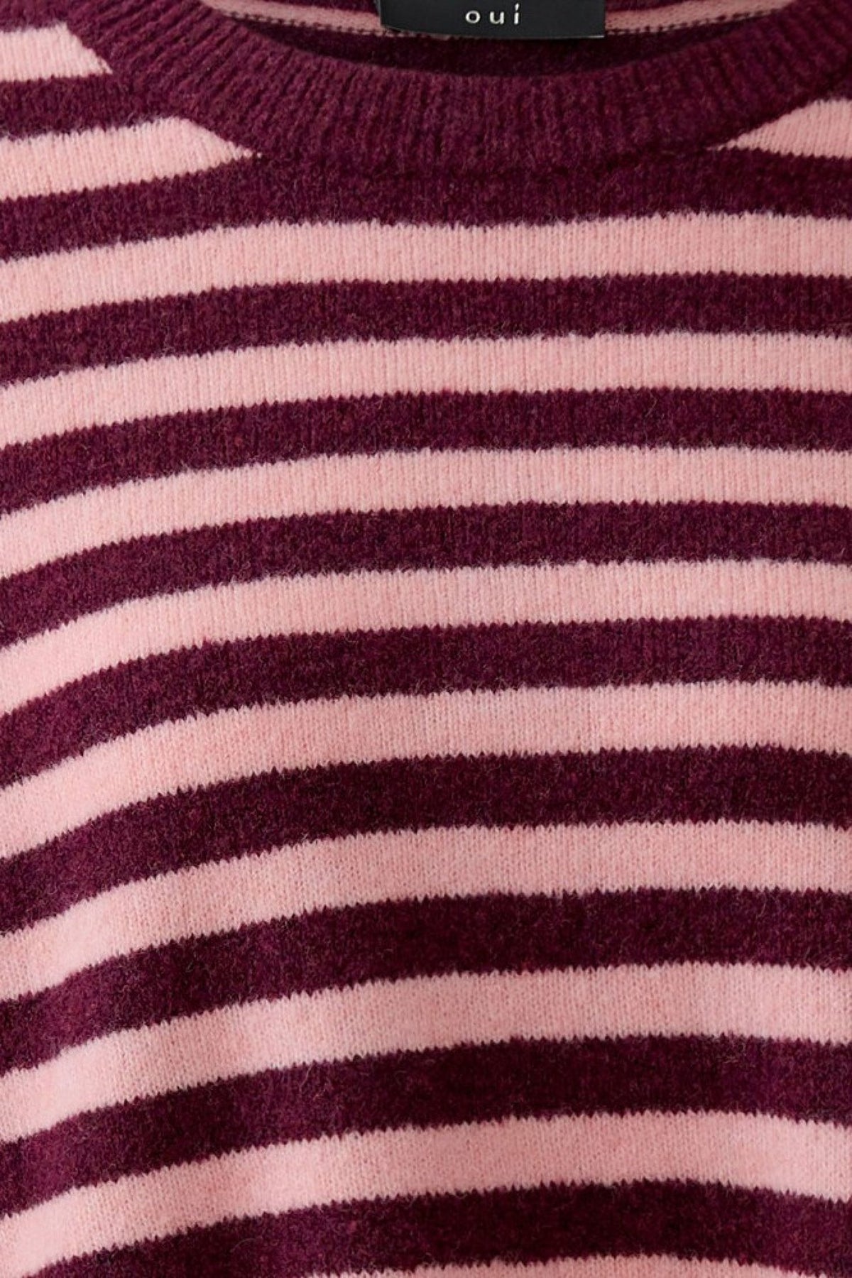Strickpullover mit Streifen