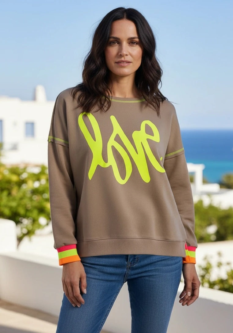 miss goodlife Sweatshirts Sand/Multicolour