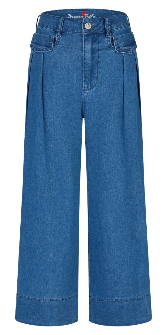 Buena Vista Wide Leg Stormy Denim