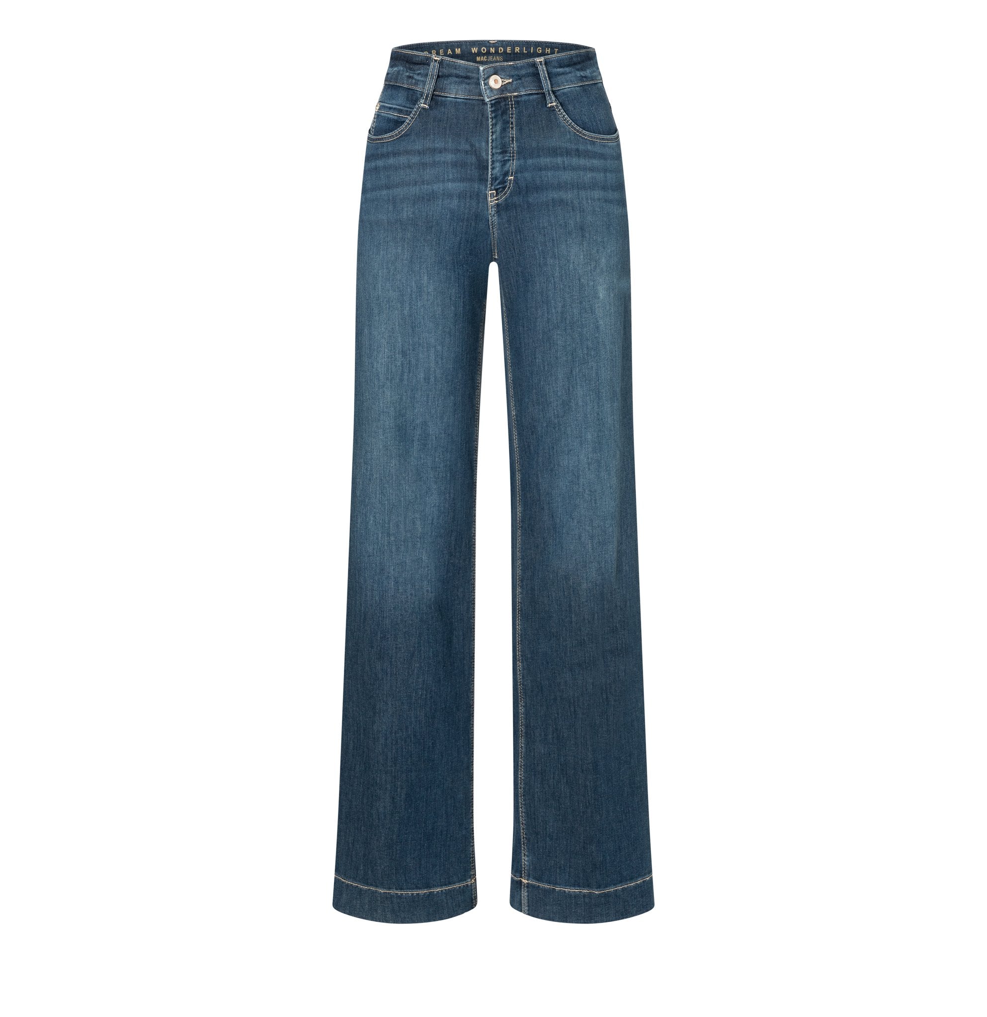 MAC Wide Leg Authentic Dark Blue