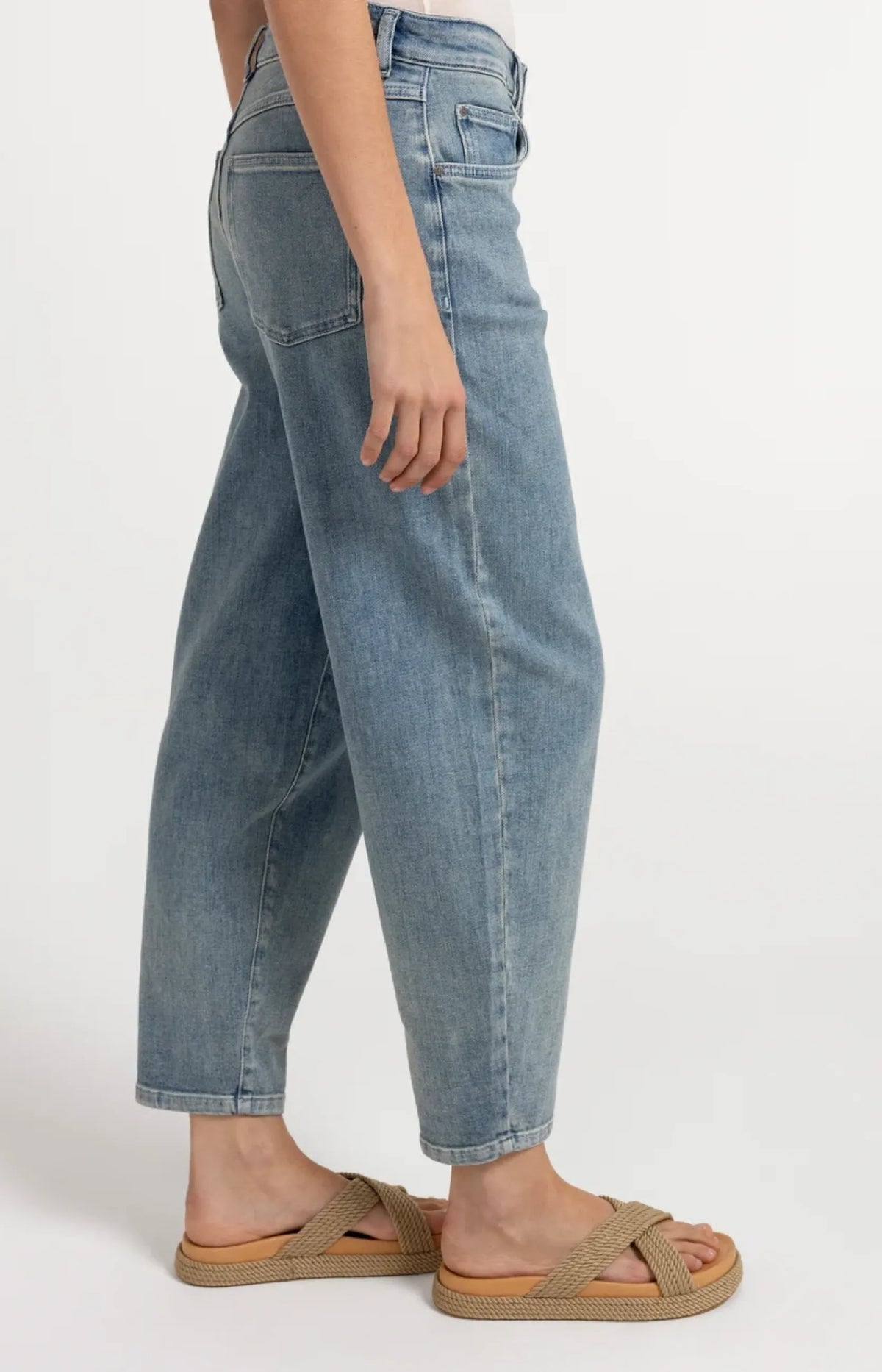 Denimhose mit lockerer Passform