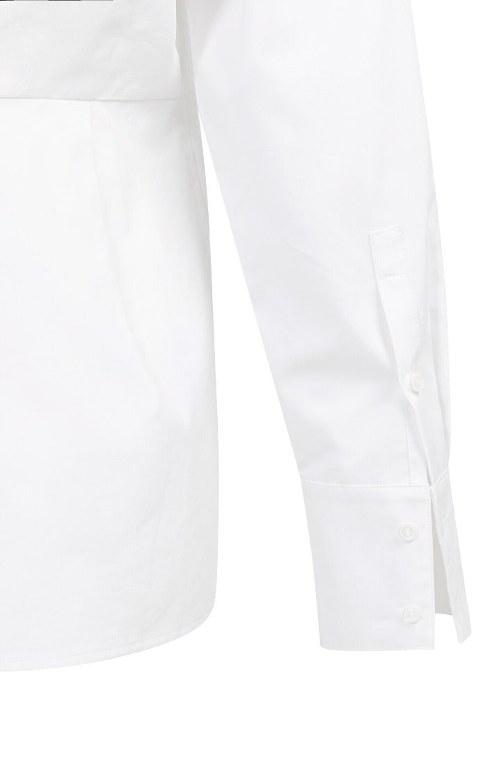 Bluse mit Seitenschlitzen