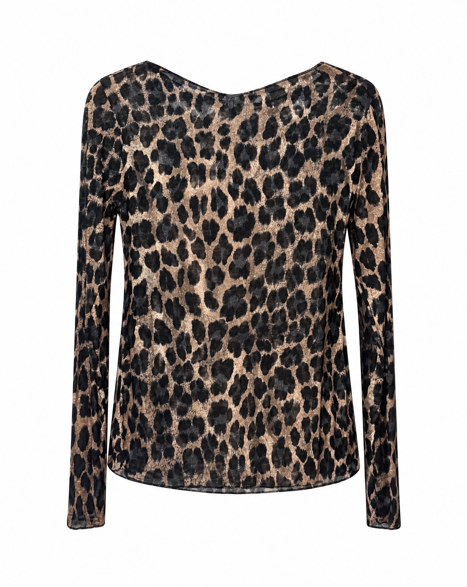 Longsleeve mit Leo-Muster