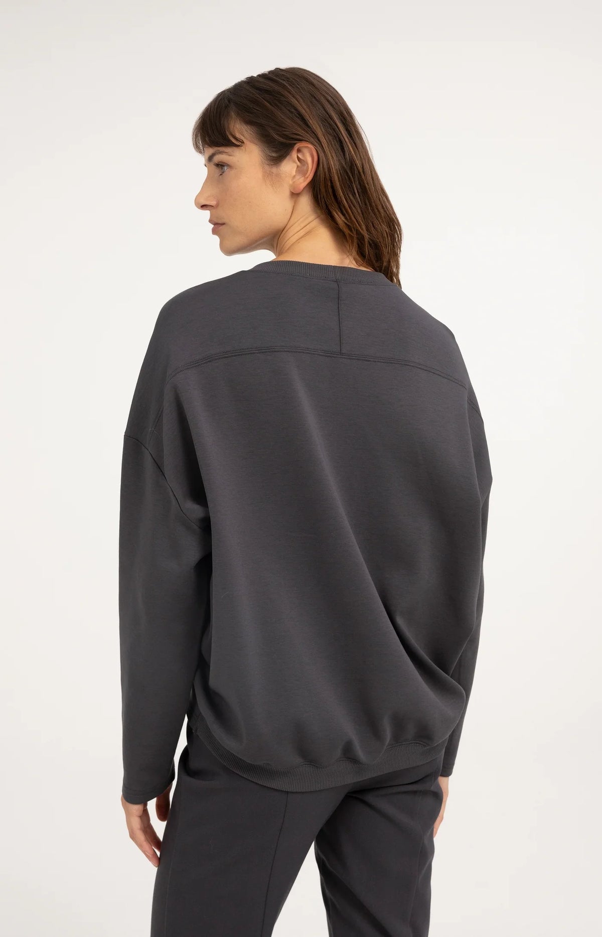 Sweatshirt mit Ballonsaum